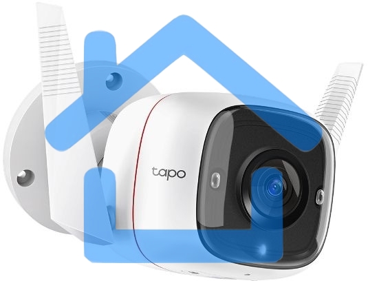Видеокамера IP TP-Link Tapo C310 White 3MP indoor & outdoor IP camera, 30m Night Vision, IP66 dust & waterproof, Motion Detection and Notification, 2-way Audio, supports Micro SD card storage, easy setup with APP