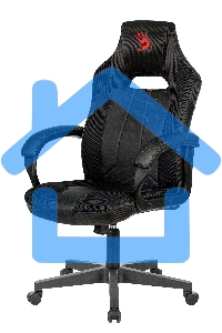 Кресло игровое A4Tech Bloody GC-200, черный, эко.кожа, крестовина пластик