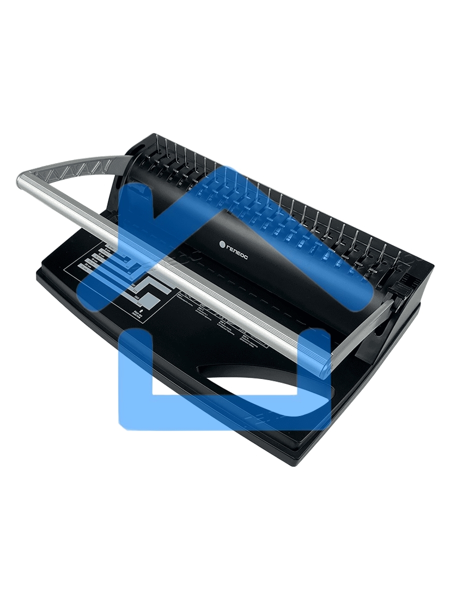 Переплетчик Heleos БП9п A4/перф.9л.сшив/макс.150л./пластик.пруж. (6-19мм)