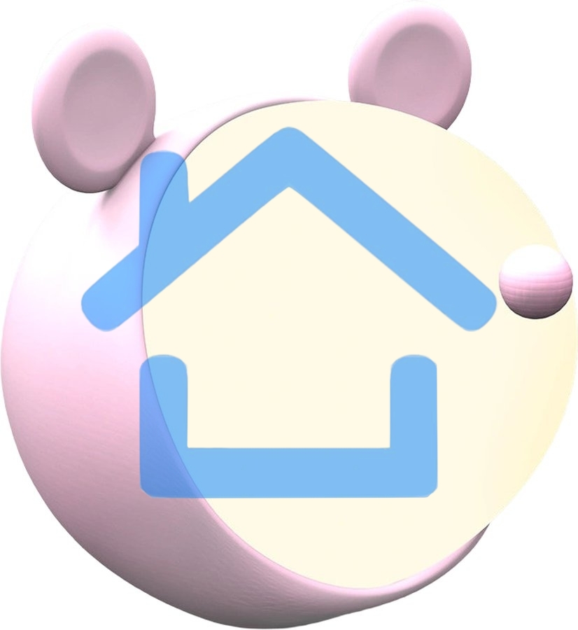 Ночник Gauss NN7024 мышка розовый