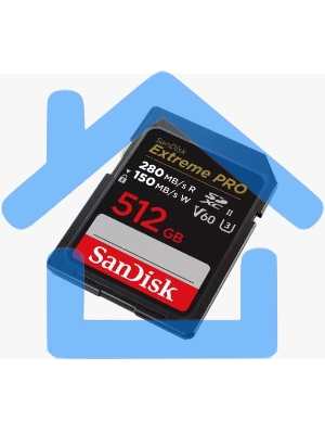 Флеш карта SANDISK SDXC 512Gb UHS-II SDSDXEP-512G-GN4IN