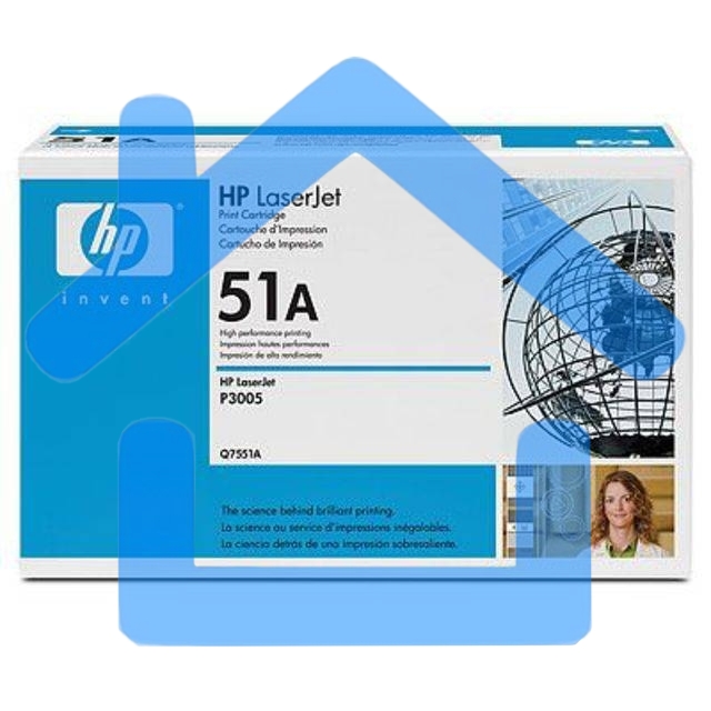 Картридж лазерный HP Q7551A черный для LJ P3005/M3035mfp/M3027mfp 6500 стр.