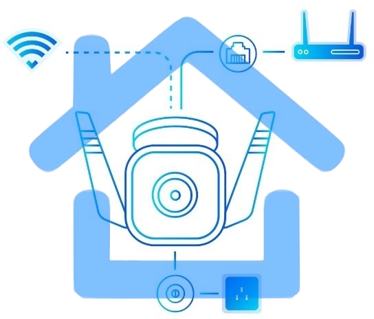 Видеокамера IP TP-Link Tapo C310 White 3MP indoor & outdoor IP camera, 30m Night Vision, IP66 dust & waterproof, Motion Detection and Notification, 2-way Audio, supports Micro SD card storage, easy setup with APP