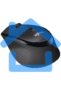 Мышь беспроводная Logitech M330 SILENT PLUS черный, 1000 dpi, радиоканал, USB, кнопки - 3