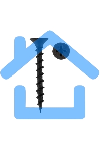 Саморез гипсокартон-дерево KRANZ 3,5х32, пакет (800 шт/уп)