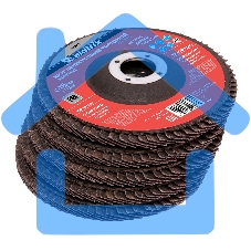 Круг лепестковый торцевой Matrix, P 60, 125 х 22,2 мм