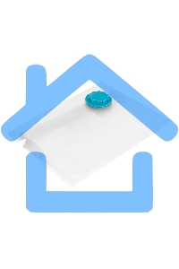 Вакуумный пакет для упаковки и хранения вещей, 60х80 см, HomePalisad