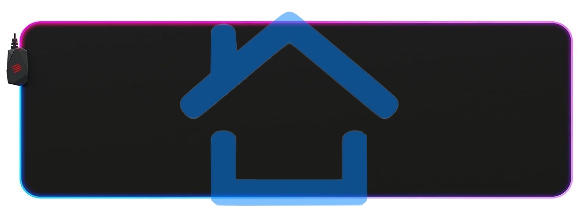 Игровой коврик для мыши Mad Catz S.U.R.F. RGB черный (900 x 300 x 4 мм, RGB подсветка, натуральная резина, ткань)