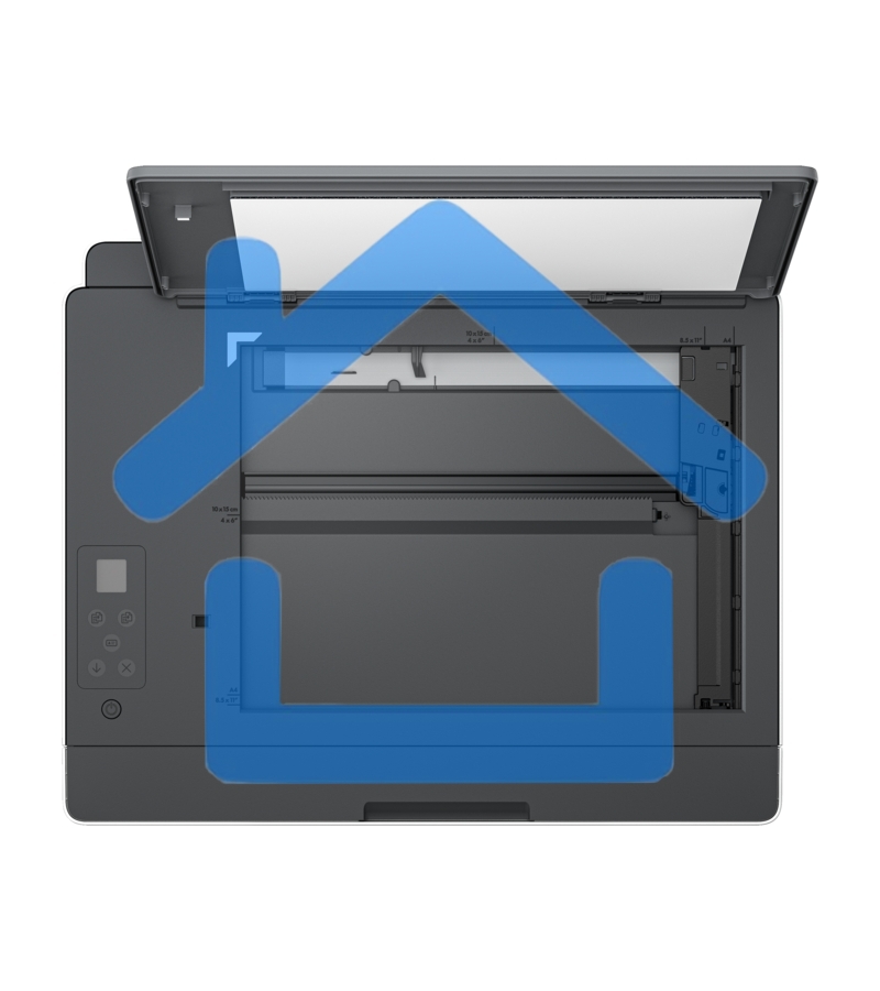 МФУ струйный HP Smart Tank 520 (1F3W2A), A4, цветной, печ. до 12 стр/мин. (ч/б) до 5 стр/мин. (цвет), 1200 x 1200 dpi, USB