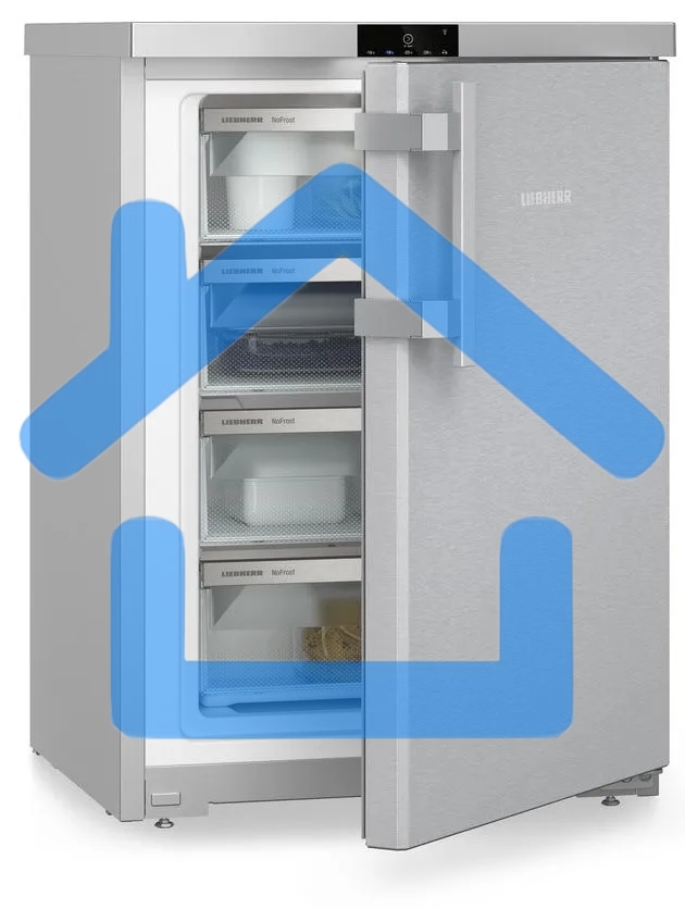 Морозильная камера Liebherr FNsddi 1624-20 001, нержавеющая сталь, 86 л, 4 ящика