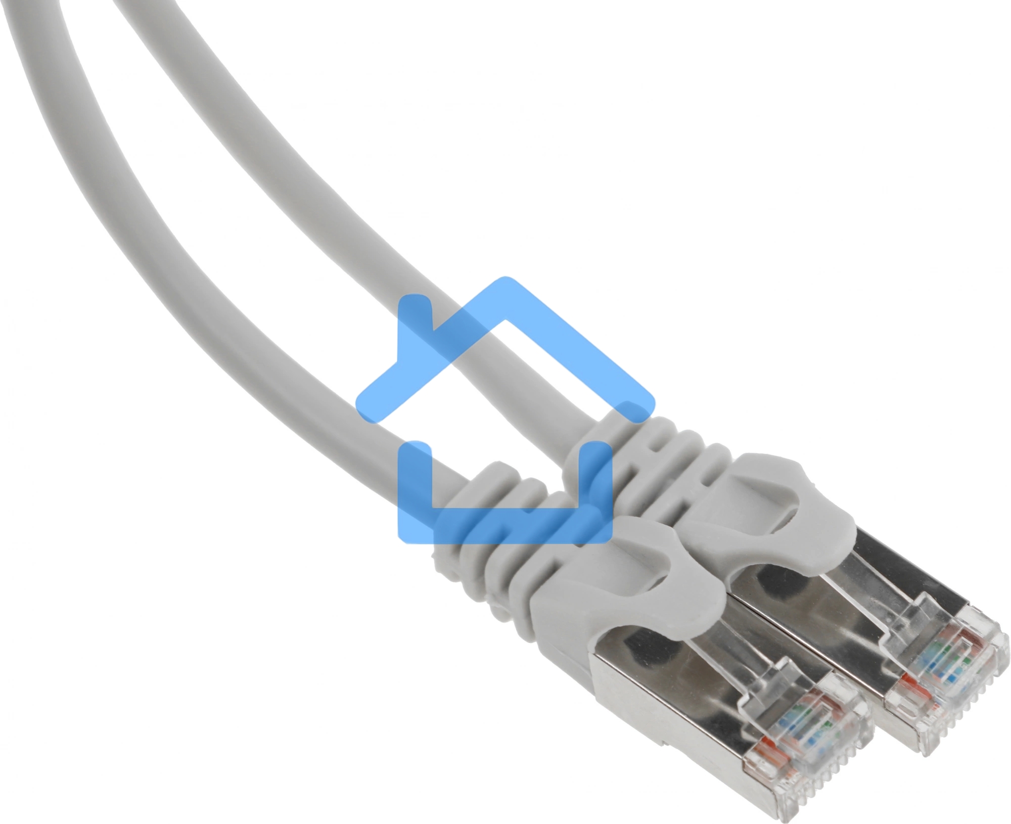 Патч-корд Premier PP22-0.5M 1000Гбит/с FTP 4 пары cat.5E CCA molded 0.5м серый RJ-45 (m)-RJ-45 (m)