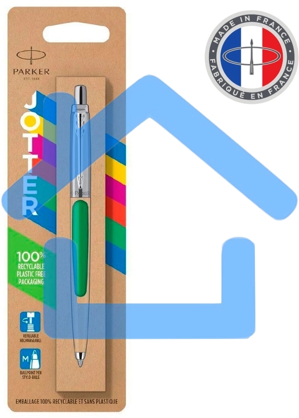 Ручка шариковая Parker Jotter Originals (CW2076058) Green CT M, синие чернила, блистер