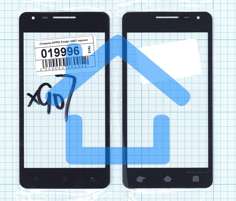 Защитное стекло для OPPO Finder (X907) черный