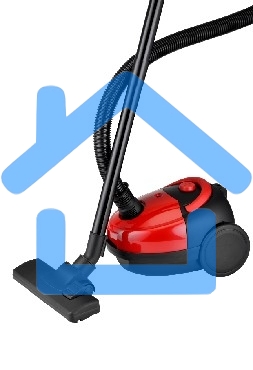 Пылесос Centek CT-2518 Red красный/черный, 350/1800 Вт, уборка сухая, пылесборник мешок, 1.5 л