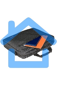 Сумка ExeGate Business ECC-215 Black, черная, полиэстер повышенной плотности 600D, 15.6