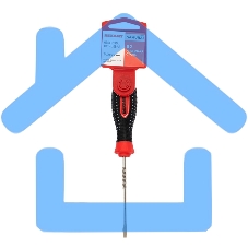 Отвертка шлицевая SL 3х75 мм, трехкомпонентная рукоятка сталь, S2 Rexant