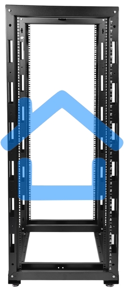 Стойка телеком. универсальная 24U двухрамная, черный (СТК-24.2-9005) !в одной коробке!