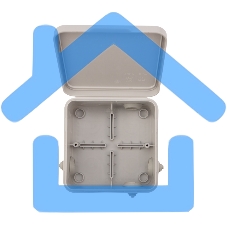 Коробка распределительная наружного монтажа с откидной крышкой 100х100х50 мм, IP54 Rexant