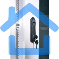 Шкаф телекоммуникационный напольный ЭКОНОМ 42U (800 × 1000) дверь стекло, дверь металл