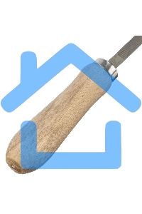 Напильник, 150 мм, трехгранный, деревянная ручка Сибртех