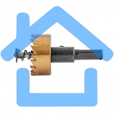 Коронка по металлу Denzel HSS, 30 мм, нитридтитановое покрытие