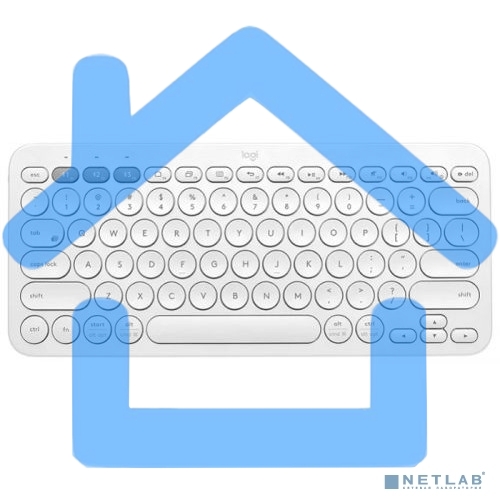 Клавиатура Logitech K380 беспроводная, Bluetooth, белый