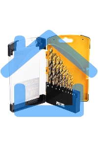 Набор сверл по металлу Denzel 1-10 мм, Р6М5К8-TiN, Golden Tip, 10 шт 723005