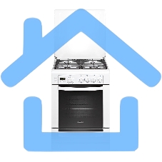 Плита газовая Gefest ПГ 6100-04 белый, конфорок 4 шт, духовка 52 л, 60 см x 85 см x 60 см