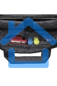 Сумка ExeGate Business ECC-215 Black, черная, полиэстер повышенной плотности 600D, 15.6