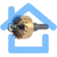 Коронка по металлу Denzel HSS, 30 мм, нитридтитановое покрытие