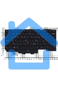 Клавиатура для ноутбука Lenovo ThinkPad X1 carbon Gen 6 2018 черная с подсветкой