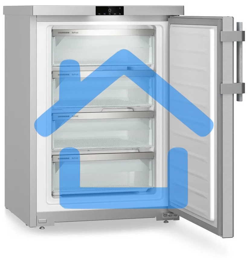 Морозильная камера Liebherr FNsddi 1624-20 001, нержавеющая сталь, 86 л, 4 ящика