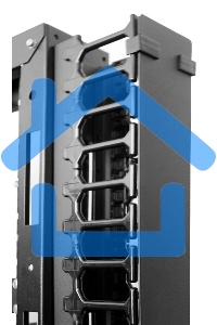 Вертикальный кабельный органайзер с пластиковыми пальцами 42U для шкафов ШТК-СП