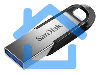 Флешка USB Sandisk 32 Gb Cruzer Ultra Flair SDCZ73-032G-G46 USB 3.0 серебристый/черный