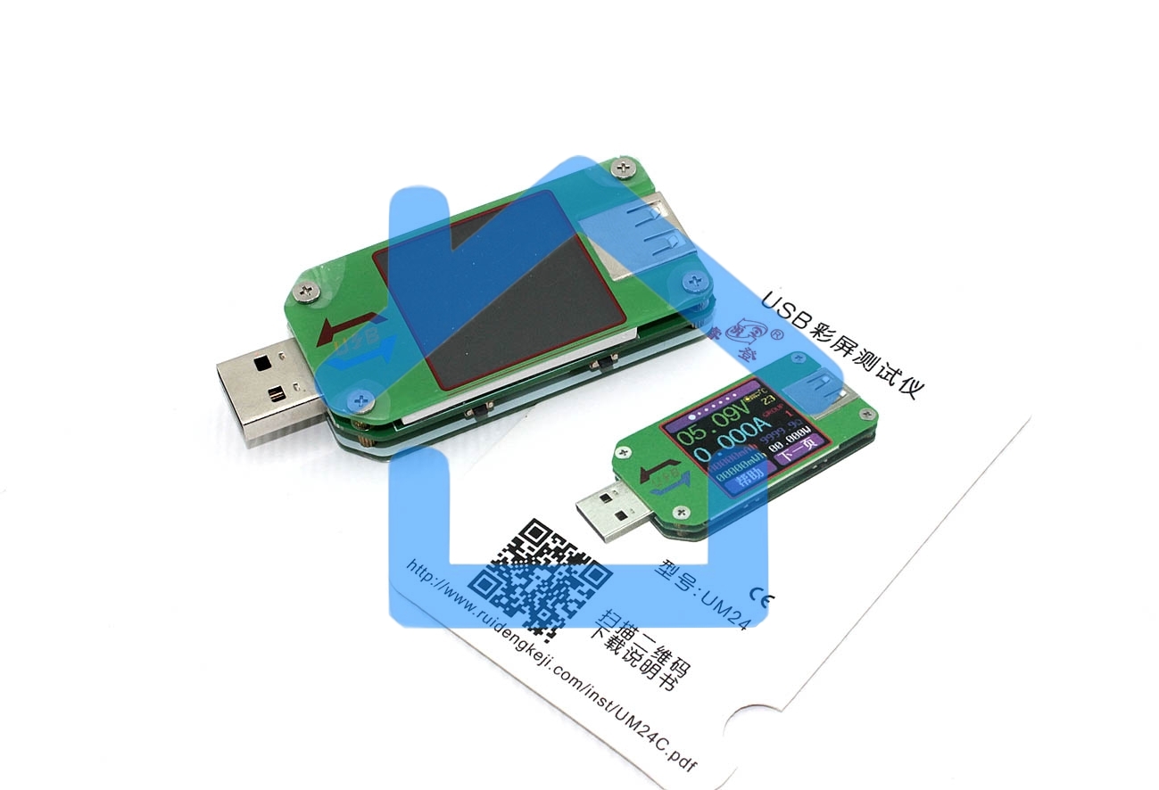 USB тестер UM24 с цветным экраном oem