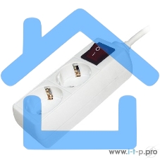 Удлинитель 2х5м с заземл. 16А IP20 У02К с выкл. 2P+PE ИЭК WYP10-16-02-05-ZK-N