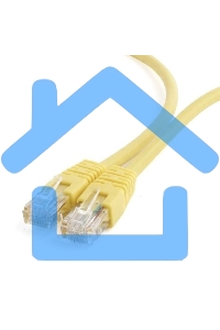 Патч-корд UTP Cablexpert кат.6, 0.5м, литой, многожильный, желтый