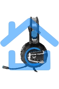 Гарнитура игровая CROWN CMGH-3101 Black&blue