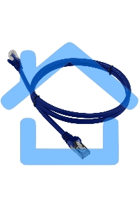 Патч-корд LANMASTER LSZH FTP кат.6, 0.5 м, синий