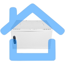 Шкаф телекоммуникационный настенный 6U (600х650) дверь металл, ШРН-6.650.1 (ШPH 6.650.1)