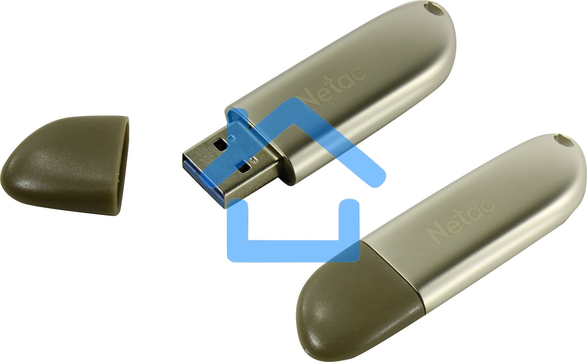 Флешка USB R/W Drive Netac U352 NT03U352N-128G-30PN, USB3.0 128Gb, retail version