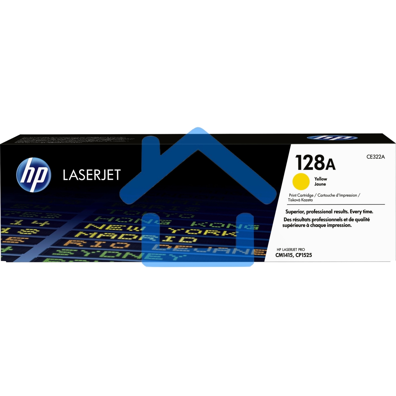 Картридж лазерный HP CE322A 128A желтый для CLJ Pro CM1415FN/CM1415FNW/CP1525N/CP1525NW 1300 стр.