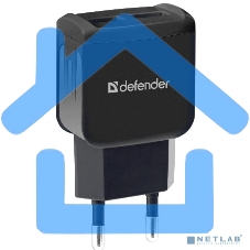 Сетевой адаптер Defender UPC-21 2xUSB,5V/2.1А кабель microUSB