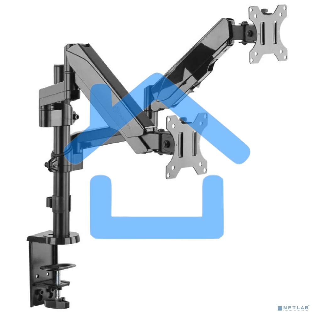 Кронштейн (держатель) ONKRON G140 для двух мониторов 13