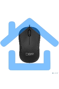 Мышь проводная CBR CM 106 черный, 1000 dpi, USB, кнопки - 3