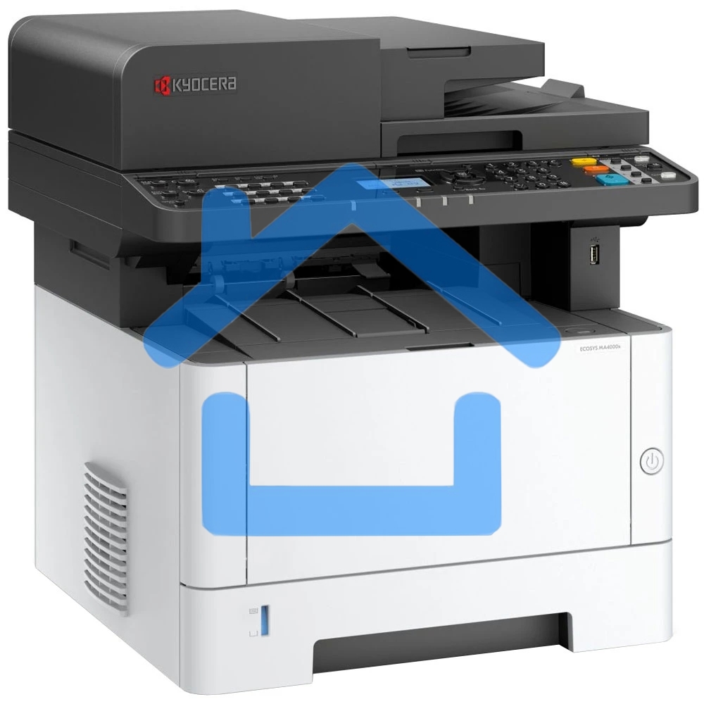 МФУ лазерное Kyocera MA4000x (110C143NL0), A4, монохромный, печ. до 40 стр/мин, 1200 х 1200 dpi, USB, Ethernet (замена M2040dn)