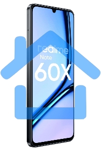 Смартфон Realme Note 60х, 3/64Gb, черный