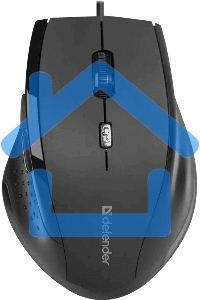 Мышь проводная Defender Accura MM-362 черный, 1600 dpi, USB, кнопки - 6