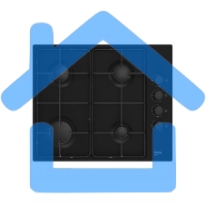 Газовая варочная панель Beko HIGG 64123 SB, черный