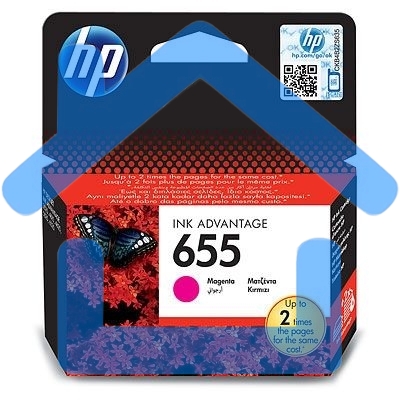 Картридж струйный HP 655 CZ111AE пурпурный для HP DJ IA 3525/4615/4625/5525/6525 (600стр.)